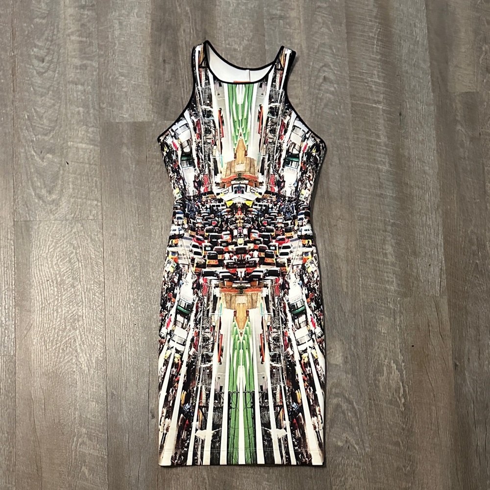 Clover Canyon Multicolor Graphic Mini Dress